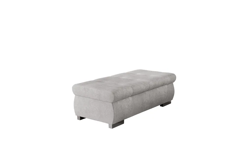 Cerys Fotpall 60 cm, Grå