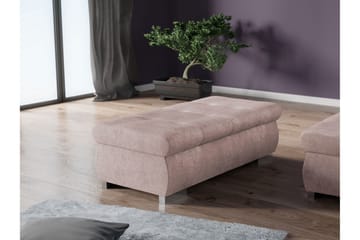 Cerys Fotpall 60 cm - Rosa - Møbler - Stoler - Krakk - Fotskammel