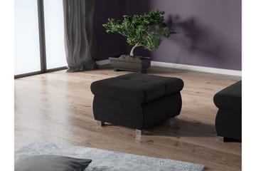 Cerys Fotpall 60 cm - Svart - Møbler - Stoler - Krakk - Fotskammel