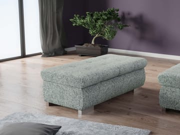 Cerys Fotskammel 120 cm - Grå - Møbler - Stoler - Krakk - Fotskammel