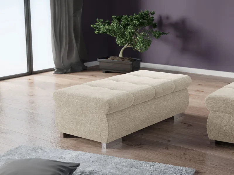 Cerys Fotskammel 120 cm - Møbler - Stoler - Krakk - Puff