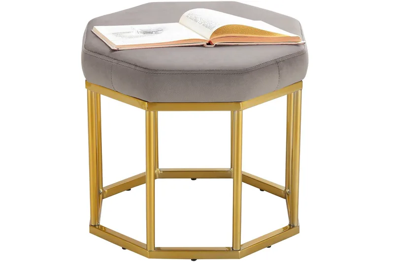 Charites Sittekrakk - Grå - Møbler - Stoler - Krakk