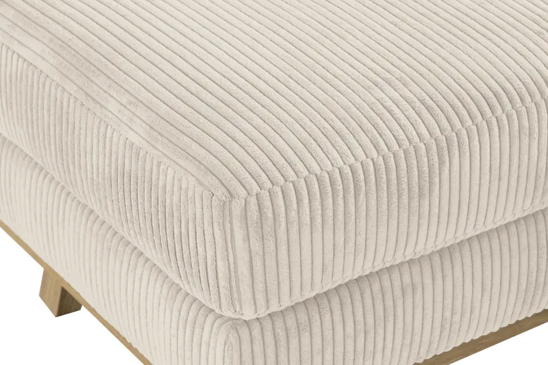 Copenhagen Fotskammel Cordfløyel - Beige - Møbler - Stoler - Krakk - Fotskammel