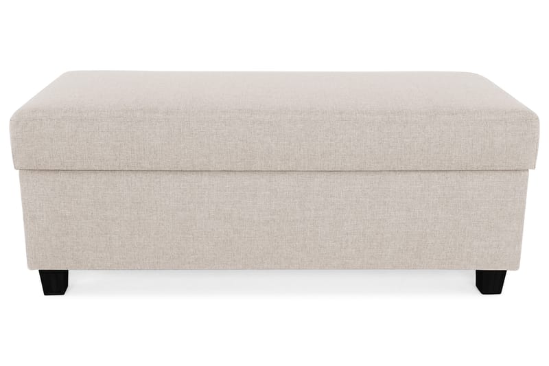Crazy Fotskammel med Oppbevaring 120x50, Beige