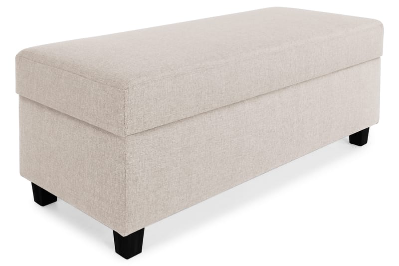 Crazy Fotskammel med Oppbevaring 120x50 - Beige - Møbler - Stoler - Krakk - Fotskammel