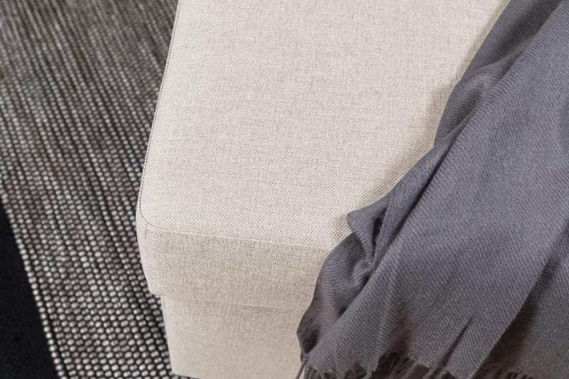 Crazy Fotskammel med Oppbevaring 80x65 - Beige - Møbler - Stoler - Krakk - Fotskammel