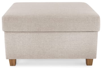 Crazy Fotskammel med Oppbevaring 80x65 - Beige - Møbler - Stoler - Krakk - Fotskammel