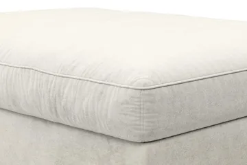 Dubai Fotskammel Fløyel - Hvit - Møbler - Stoler - Krakk - Fotskammel