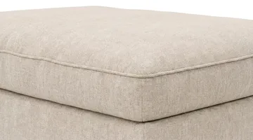 Dubai fotskammel i stoff - Beige - Møbler - Stoler - Krakk - Fotskammel