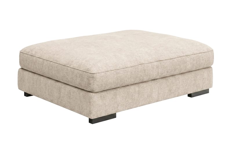 Dubai fotskammel i stoff, Beige