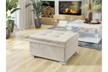 Dynir Fotpall 68 cm - Beige - Møbler - Stoler - Krakk - Fotskammel