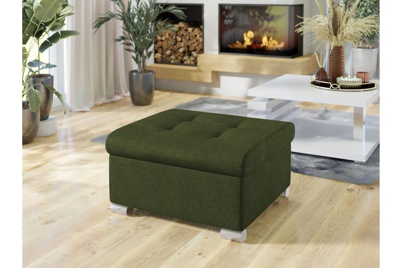 Dynir Fotpall 68 cm - Grønn - Møbler - Stoler - Krakk - Fotskammel