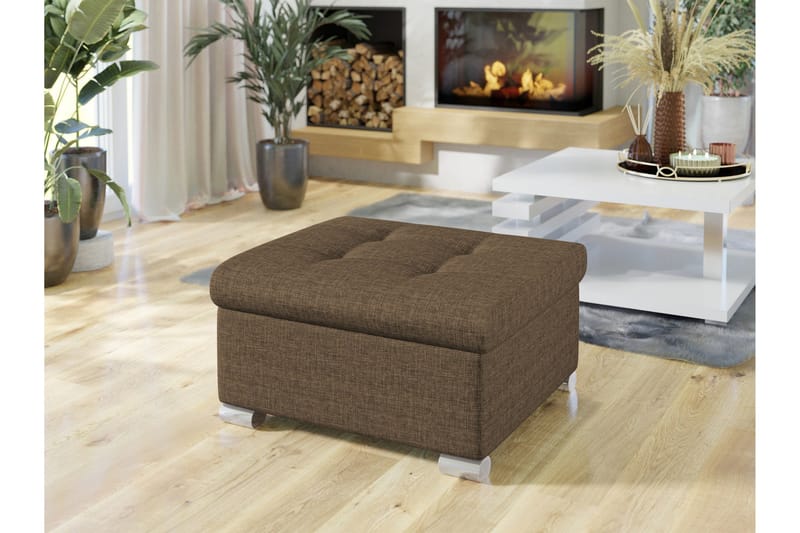 Dynir Fotpall 70 cm - Brun - Møbler - Stoler - Krakk - Fotskammel