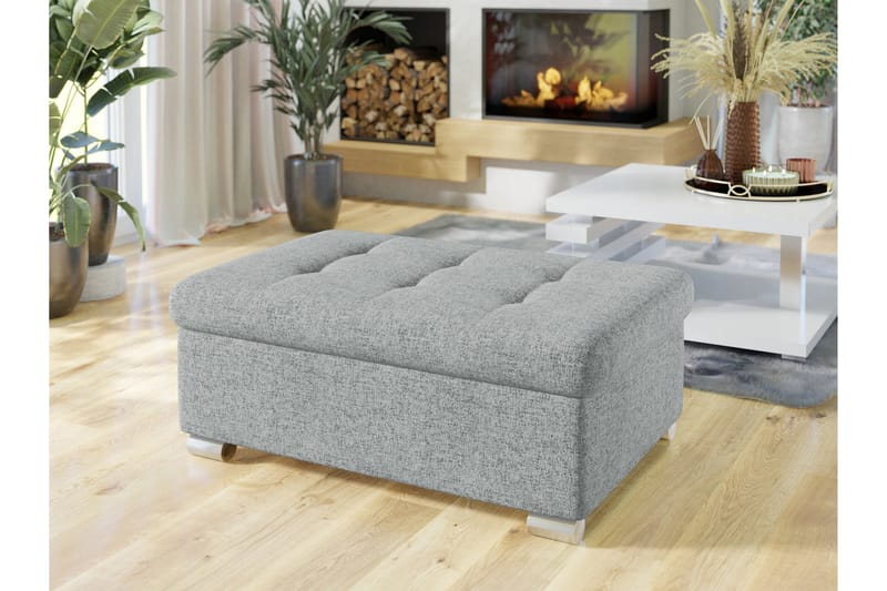 Dynir Fotpall 70 cm - Grå - Møbler - Stoler - Krakk - Fotskammel