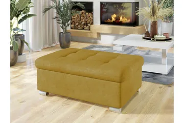 Dynir Fotpall 70 cm - Gul - Møbler - Stoler - Krakk - Fotskammel