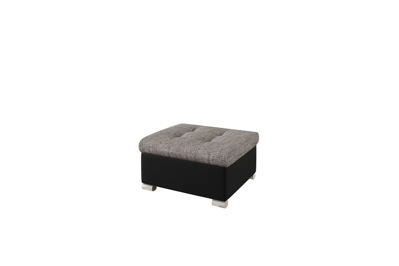 Dynir Fotskammel 68 cm, Lys grå/Mørk gr å