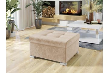 Dynir Fotskammel 70 cm - Beige - Møbler - Stoler - Krakk - Fotskammel
