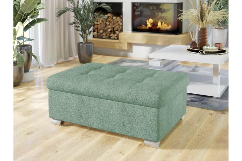 Dynir Fotskammel 70 cm - Grønn - Møbler - Stoler - Krakk - Fotskammel