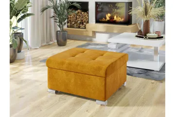 Dynir Fotskammel 70 cm - Gul - Møbler - Stoler - Krakk - Fotskammel