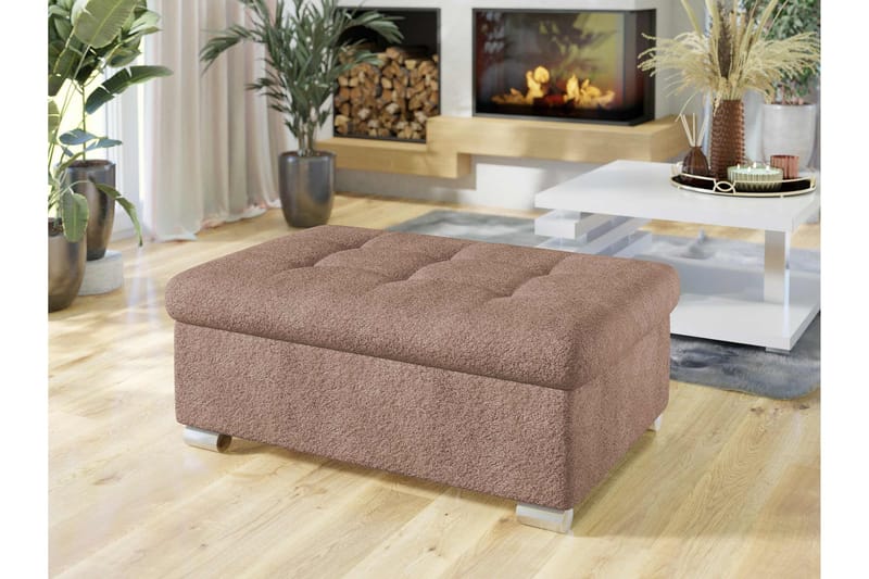 Dynir Fotskammel 70 cm - Rosa - Møbler - Stoler - Krakk - Fotskammel