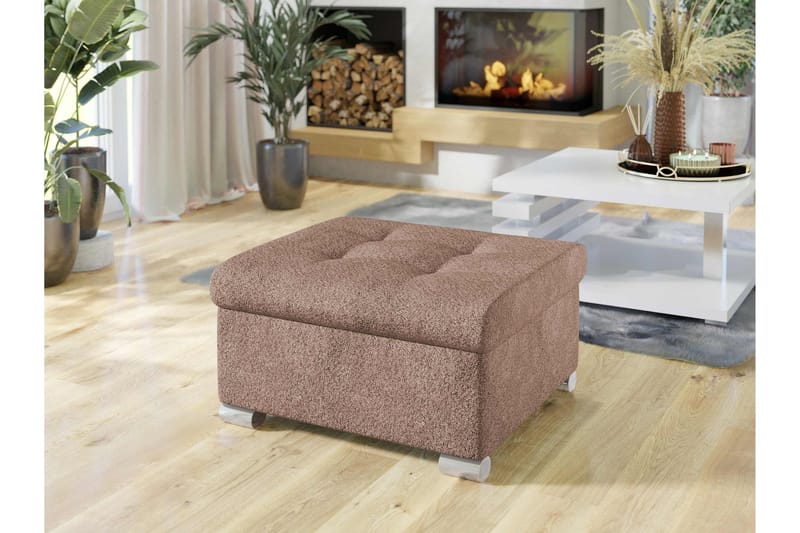 Dynir Fotskammel 70 cm - Rosa - Møbler - Stoler - Krakk - Fotskammel