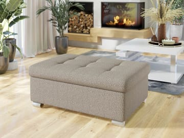 Dynir Fotskammel 96 cm - Beige - Møbler - Stoler - Krakk - Fotskammel