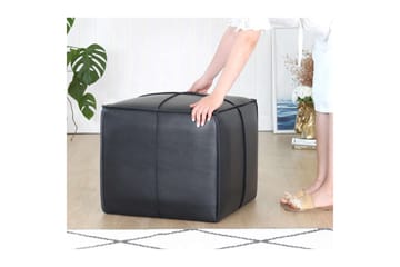 Edrin Sittepuff Utomhus 52 cm - Sort - Møbler - Stoler - Krakk - Puff