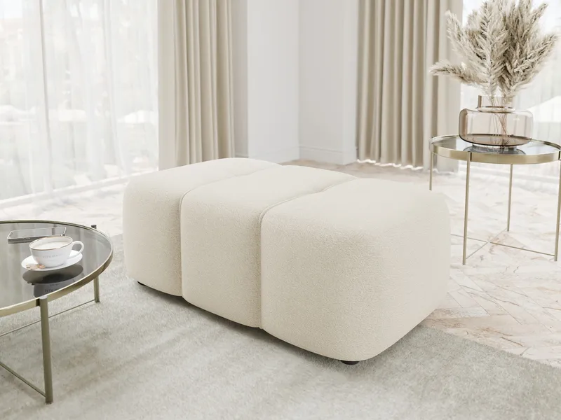 Flo Fotskammel 93 cm - Hvit - Møbler - Stoler - Krakk - Fotskammel