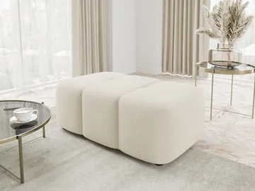 Flo Fotskammel 93 cm - Hvit - Møbler - Stoler - Krakk - Fotskammel