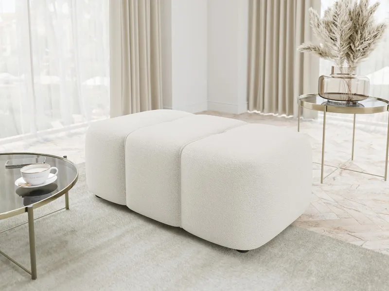 Flo Fotskammel 93 cm - Hvit - Møbler - Stoler - Krakk - Fotskammel