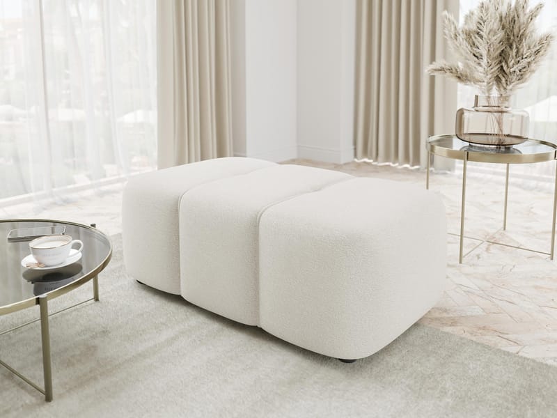 Flo Fotskammel 93 cm - Hvit - Møbler - Stoler - Krakk - Fotskammel