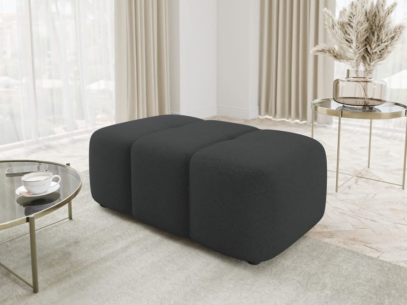 Flo Fotskammel 93 cm - Svart - Møbler - Stoler - Krakk - Fotskammel