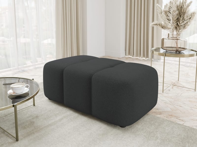 Flo Fotskammel 93 cm - Svart - Møbler - Stoler - Krakk - Fotskammel