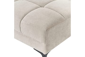Fotpall Alnes Beige/svart - Beige/svart - Møbler - Stoler - Krakk - Fotskammel
