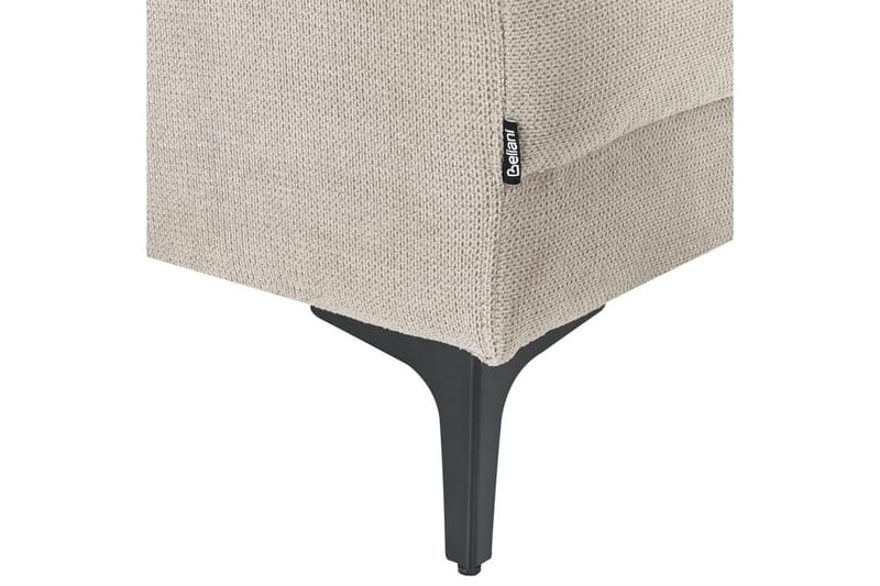 Fotpall Alnes Beige/svart - Beige/svart - Møbler - Stoler - Krakk - Fotskammel