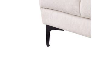 Fotpall Alnes Hvit/Svart - Hvit/Svart - Møbler - Stoler - Krakk - Fotskammel