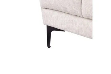 Fotpall Alnes Hvit/Svart - Hvit/Svart - Møbler - Stoler - Krakk - Fotskammel