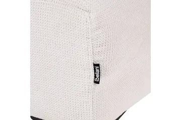 Fotpall Alnes Hvit/Svart - Hvit/Svart - Møbler - Stoler - Krakk - Fotskammel