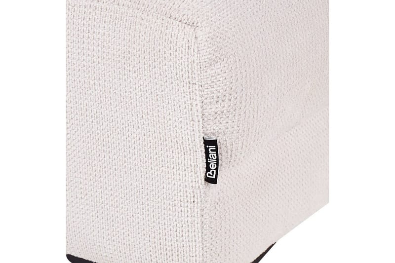 Fotpall Alnes Hvit/Svart - Hvit/Svart - Møbler - Stoler - Krakk - Fotskammel