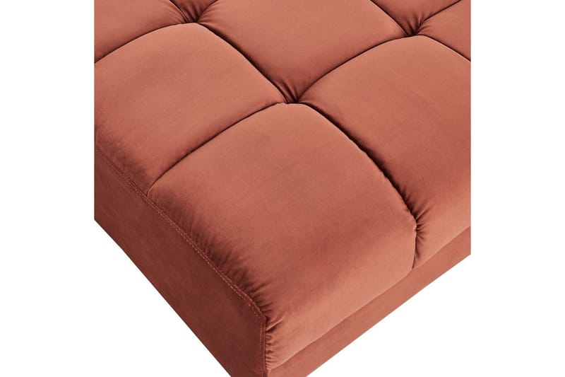 Fotpall Alnes Rød/Svart - Rød/Svart - Møbler - Stoler - Krakk - Fotskammel