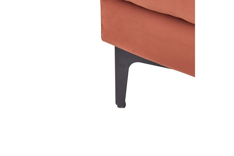 Fotpall Alnes Rød/Svart - Rød/Svart - Møbler - Stoler - Krakk - Fotskammel