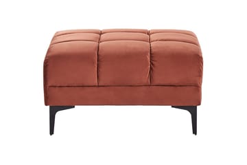 Fotpall Alnes Rød/Svart - Rød/Svart - Møbler - Stoler - Krakk - Fotskammel