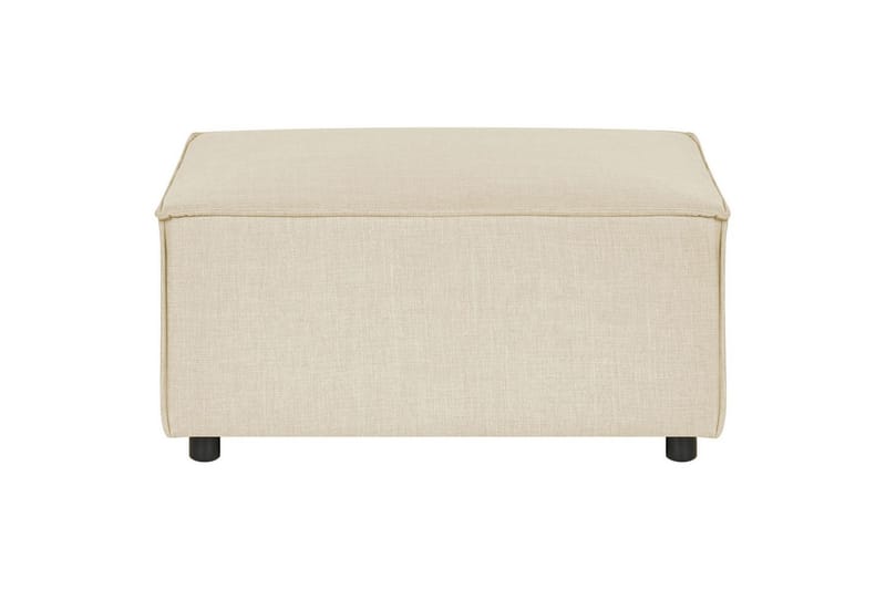 Fotpall Aprica Beige/svart - Beige/svart - Møbler - Stoler - Krakk - Fotskammel
