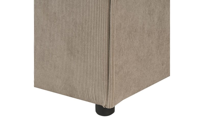 Fotpall Ardal Taupe/svart - Taupe/svart - Møbler - Stoler - Krakk - Fotskammel