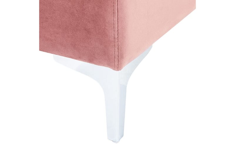 Fotpall Evja Rosa - Rosa - Møbler - Stoler - Krakk - Fotskammel