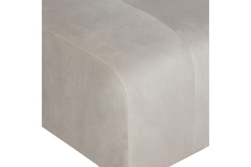 Fotpall Falsterbo Beige, Fløyel - Beige, Fløyel - Møbler - Stoler - Krakk - Fotskammel