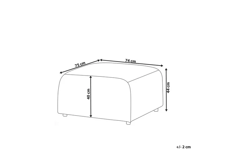 Fotpall Falsterbo Grønn, Cordfløyel - Grønn, Cordfløyel - Møbler - Stoler - Krakk - Fotskammel