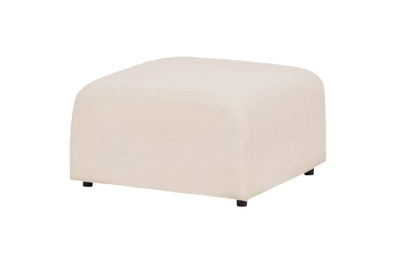 Fotpall Falsterbo Lysebeige, Bouclé - Lysebeige, Bouclé - Møbler - Stoler - Krakk - Fotskammel