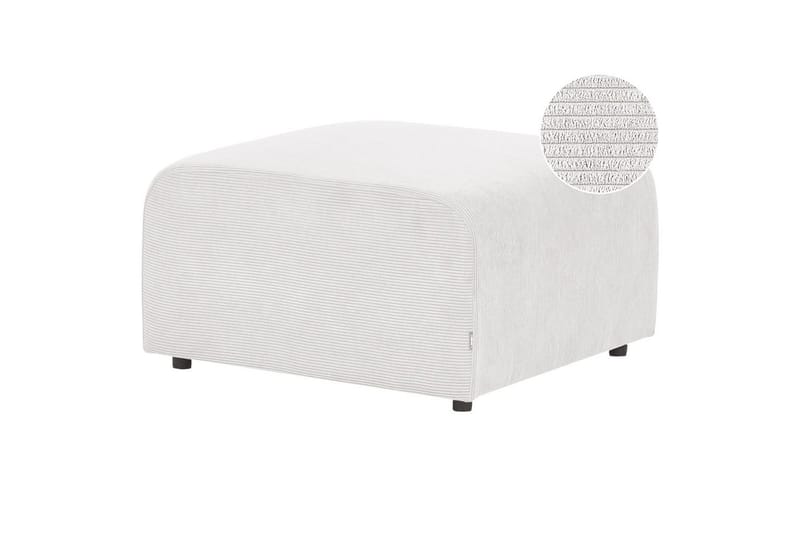 Fotpall Falsterbo Off-white, Cordfløyel - Off-white, Cordfløyel - Møbler - Stoler - Krakk - Fotskammel