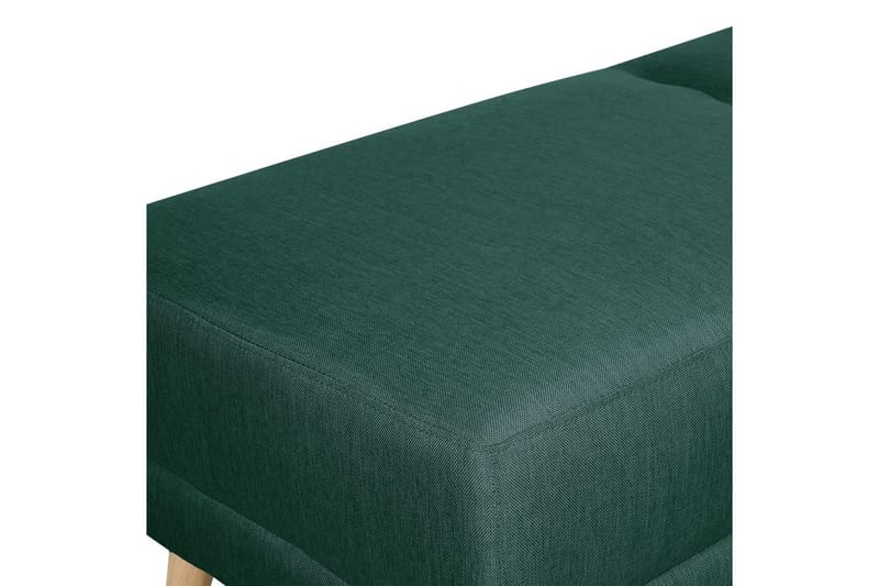 Fotpall Florli Grønn/lyst tre - Grønn/lyst tre - Møbler - Stoler - Krakk - Fotskammel